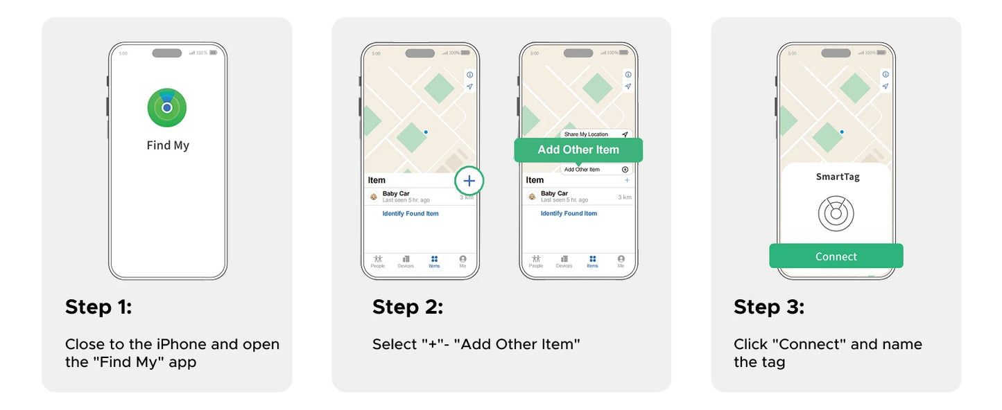 UGREEN Finder Security SmartTrack Link Smart Tag With Apple Find My Key Bluetooth GPS Tracker For Earbud Luggage MFi Finder IOS